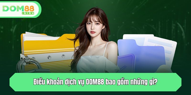 Điều Khoản Dịch Vụ DOM88 - Quy Định Dành Cho Thành Viên 1 Điều khoản dịch vụ DOM88 bao gồm những gì?